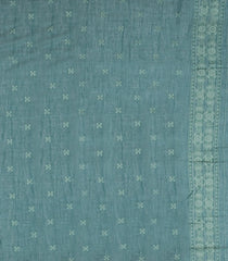 Cream Printed Art Chanderi Saree With Jhalar-SY0014