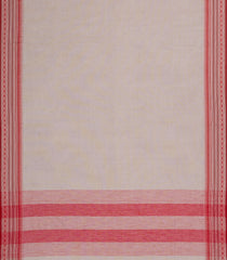 Taupe Woven Bengal Cotton Saree With Contrast Temple Border-BG1804