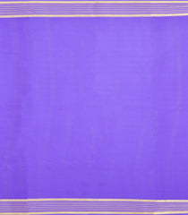 Cyan Woven Mysore Silk Saree With Contrast Border-MS3848