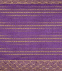 Lilac Printed Art Dola Silk Saree With Stripes & Printed Pallu-BL5756