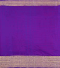 Purple Woven Pure Silk Saree With Floral Buttas-KA15536