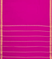 Hot Pink Woven Mysore Silk Saree With Mango Border-MS3369
