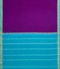 Purple Woven Mysore Silk Saree With Contrast Border-MS3699
