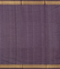 Dark Purple Handloom Silk Cotton Saree With Buttas-SC4338