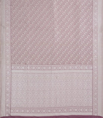 Lilac Woven Art Dupion Saree With Floral Zari Motifs-BL5960