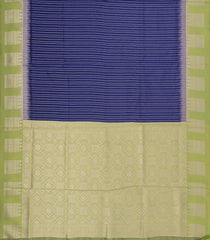 Violet Woven Blended Aura Saree With Zari Stripes & Zari Border-BL5815