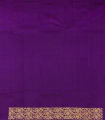 Purple Handloom Kanchipuram Silk Saree With Zari Buttas-KA15257