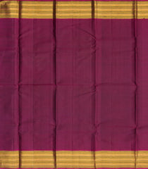 Dark Blue Handloom Kanchipuram Silk Saree With Zari Checks-KA12836