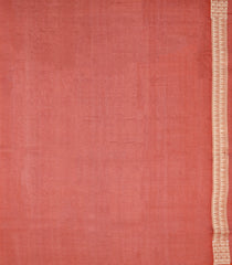 Crimson Woven Pure Organza Silk Saree With Meena Floral Motifs-KS1110