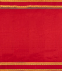Taupe Handloom Korvai Kanchipuram Silk Saree With Zari Stripes-KA15359