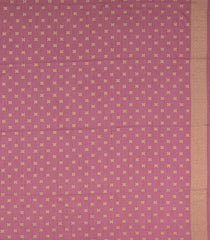Dusty Pink Woven Art Dupion Saree With Floral Motifs-BL4929