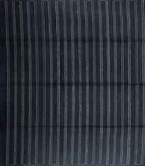 Black & Grey Handloom Soft Silk Saree With Stripes-SO4160