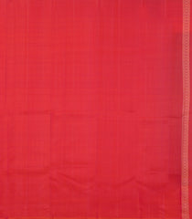 Bottle Green Handloom Soft Silk Saree With Checks & Contrast Border-SO4418