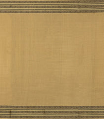 Red Handloom Korvai Kanchipuram Silk Saree With Silk Checks & Border-KA14151
