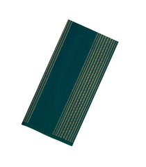 Sea Green Handloom Soft Silk Saree With Floral Stripes-SO4702