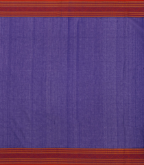 Purple Handloom Bengal Cotton Saree With Meena Buttas-BG1767