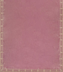 Dusty Pink Woven Art Tissue Saree With Embroidered Stone Work Border-BL4972