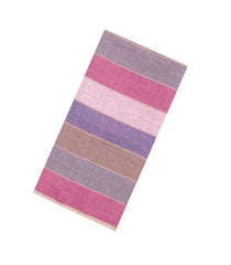 Multi Colour Woven Linen Saree With Stripes-LI0746