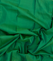 Green Handloom Soft Silk Saree With Zari Temple Border-SO4434