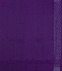 Violet Handloom Soft Silk Saree With Floral Zari Stripes-SO4576
