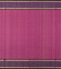 Hot Pink Handloom Silk Cotton Saree With Zari Buttas-SC4261