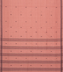 Baby Pink Woven Kadapa Cotton Saree With Stripes & Buttas-KN0659