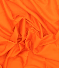 Orange Woven Mysore Silk Saree With Contrast Border-MS3845