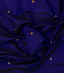 Blue Handloom Silk Cotton Saree With Buttas -SC4259