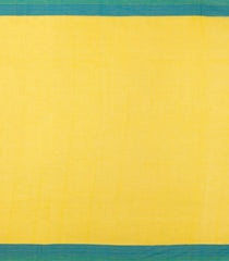 Yellow Handwoven Bengal Cotton Saree With Chakaram Buttas-BG1526