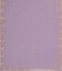 Lavender Woven Blended Crepe Tissue Saree With Embroidered Mirror Work-EN1907