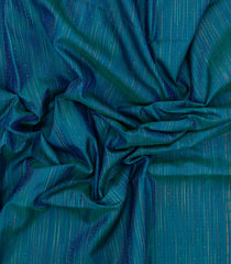 Cyan Handloom Soft Silk Saree With Meena Floral Motifs-SO4565