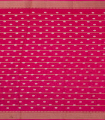 Magenta Printed Synthetic Dola Silk Saree With Zari Stripes & Border-BL5029
