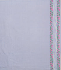 Grey Printed Blended Exclusive Chanderi Saree With Jhalar-BL5823