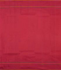 Lemon Yellow Handloom Korvai Kanchipuram Silk Saree With Contrast Silk Temple Border-KA16841