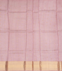 Aquamarine Handloom Banarasi Organza Silk Saree With Floral Buttas-BE1673