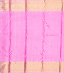 Lavender Handloom Kanchipuram Tissue Silk Saree With Meena Bird Motifs