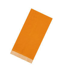 Orange Handloom Bengal Cotton Saree With Stripes & Contrast Border-BG1553