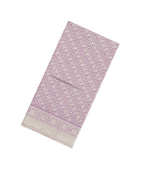 Lavender Woven Art Dupion Saree With Floral Zari Motifs-BL5914