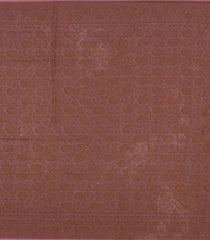 BubbleGum Pink Woven Tussar Silk Saree With Thread work Border-TU3156