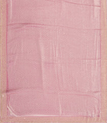 Baby Pink Woven Synthetic Fendy Saree With Stone Tube Work-BL5410