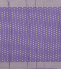 Lavender Woven Synthetic Viscose Saree With Floral Zari Motifs & Border-BL5078