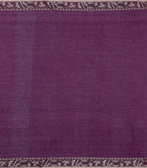 Maroon Handloom Bengal Cotton Saree With Tribal Motifs-BG1983