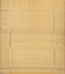 Gold Handloom Kanchipuram Tissue Silk Saree With Gold & Silver Zari Motifs-KA13493