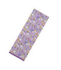 Lavender Printed Crepe Silk Saree With Floral Motifs-PS0908
