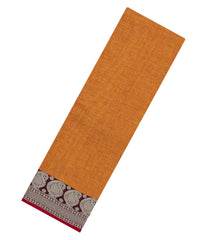 Orange Woven Chirala Cotton Saree With Narayanapet Border-CR1486