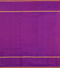 Red Handloom Kanchipuram Silk Saree With Zari Stripes-KA15355
