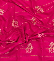 Pink Printed Synthetic Dola Silk Saree With Zari Motifs & Border -SY0352