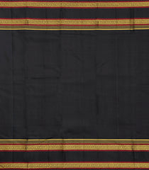 Oil Mustard Handloom Kanchipuram Silk Saree With Veldari Stripes-KA15874