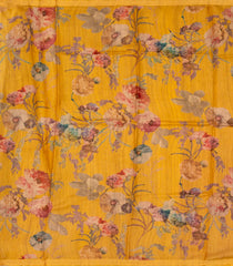 Dusty Peach Handloom Tussar Silk Saree With Ombre Effect-TU2682