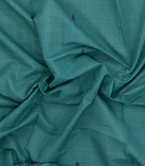 Teal Woven Kadappa Cotton Saree With Buttas-KN0748